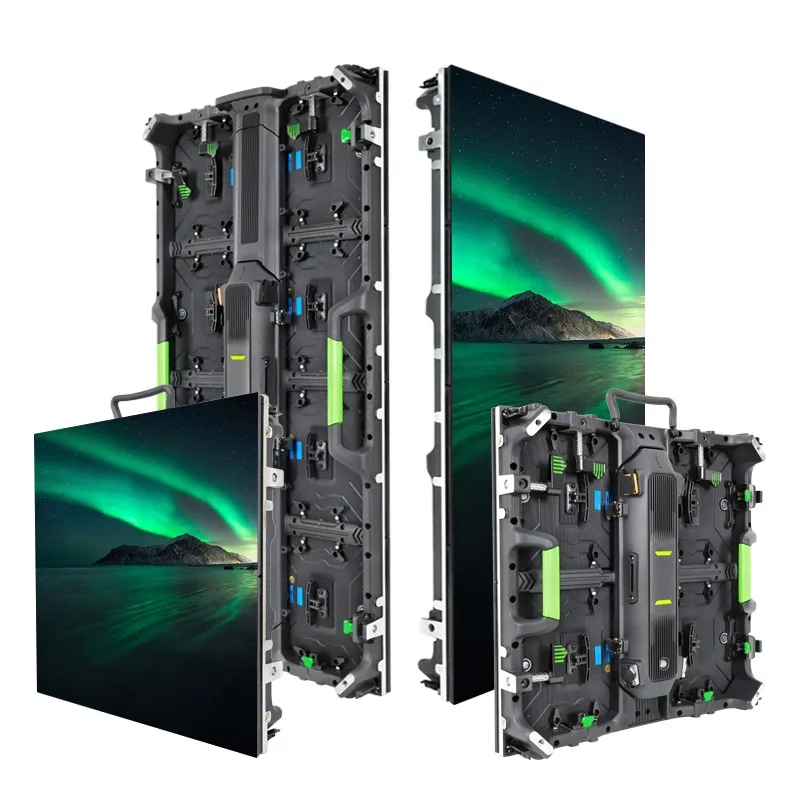 【Más Vendido】Pantalla LED para Exteriores P2.6 P3.91 P4.81 500x500 500x1000mm, Panel LED Completo para Video, Pantalla LED Impermeable