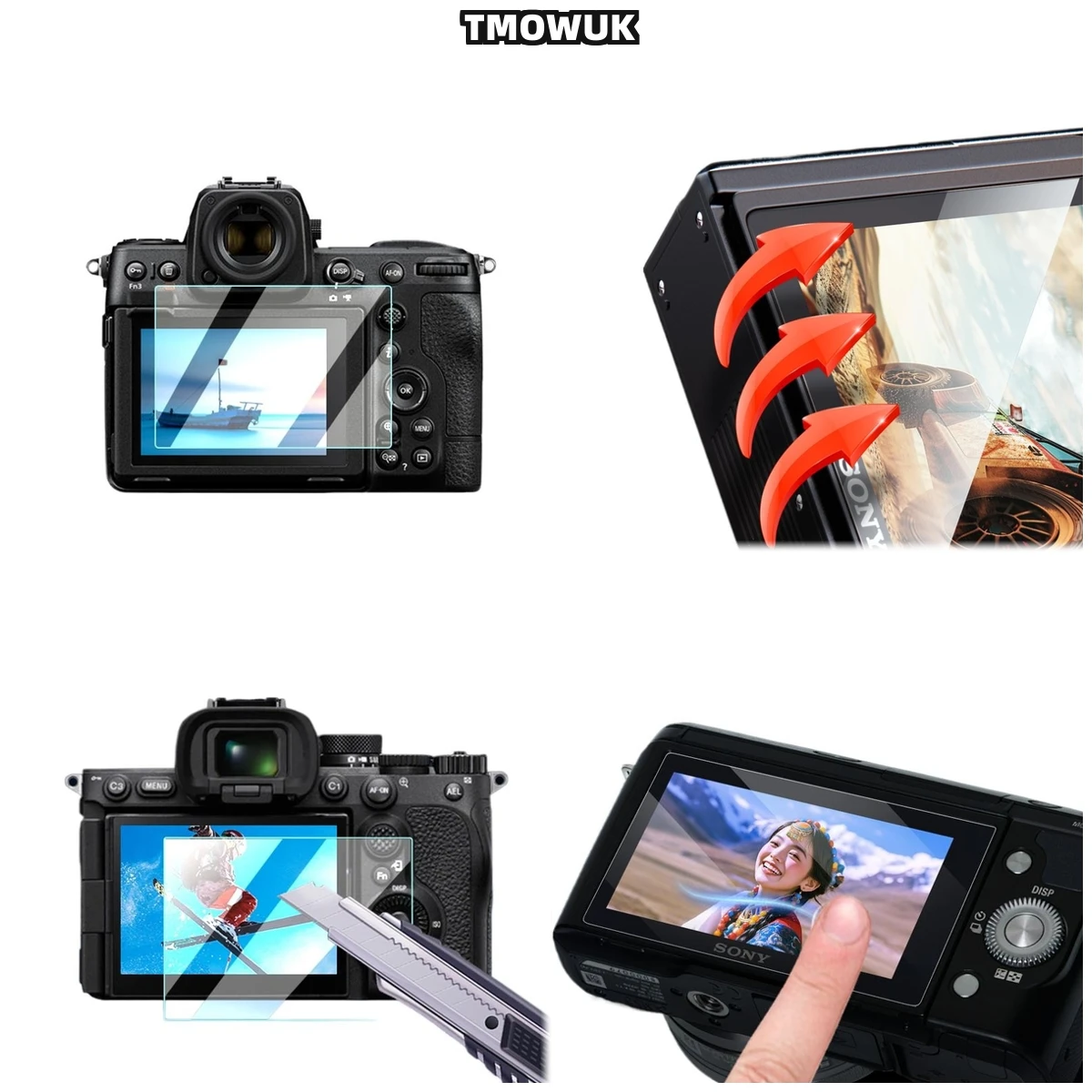 

Protective Film For A7M4 A6700 A7C2 A7CR A7IV, 9H Hardness Screen Guard, High Definition Clarity