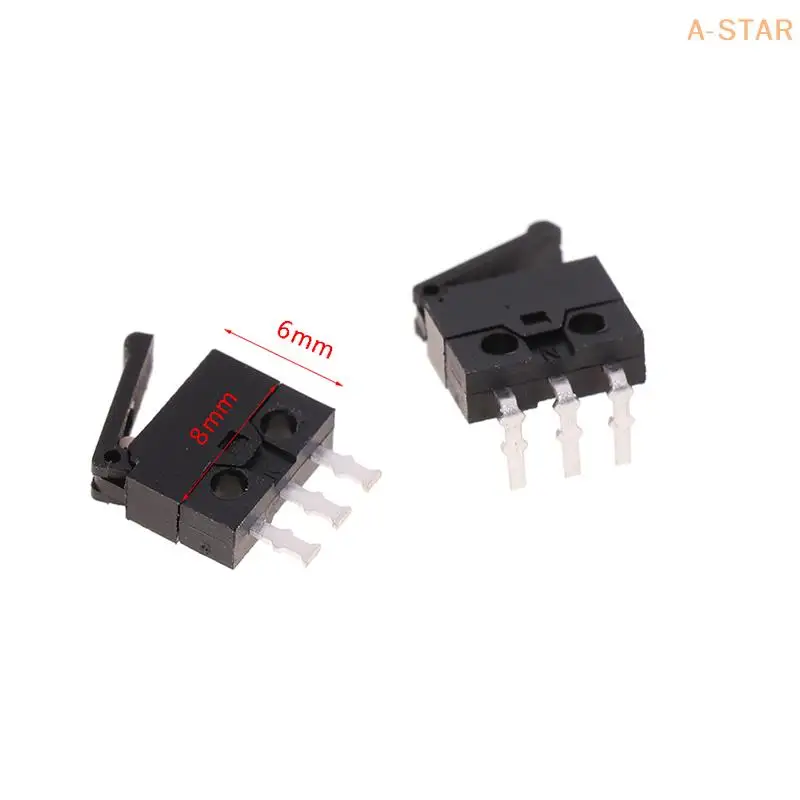 10Pcs Camera Switch Reset Detection Stroke Limit Miniature Switch Straight Bent Feet