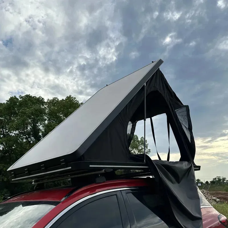

Automatic Folding 1-3 Person Car Rooftop Tent Offroad Aluminum Hard Shell with Hydraulic Camping