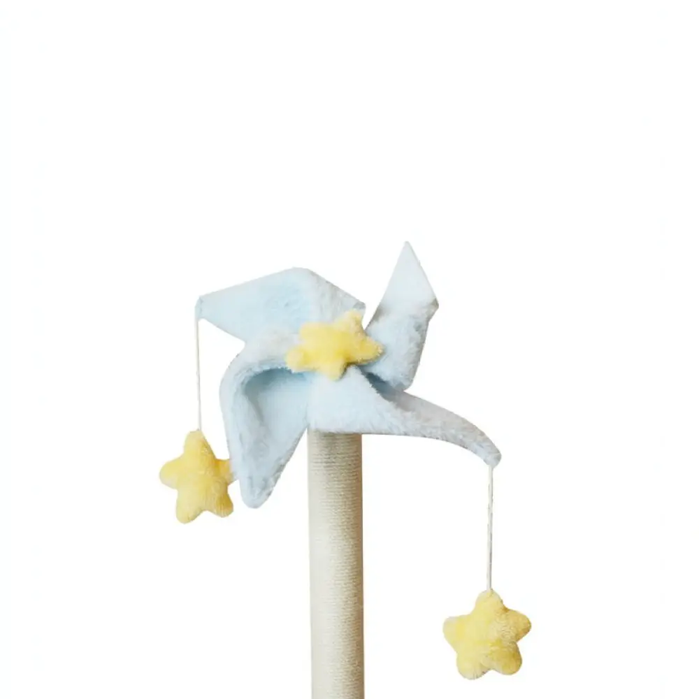 Vertical Sisal Rope Cat Scratcher Windmill Design Claw Grinding Post Pet Furniture Protection Durable Toy