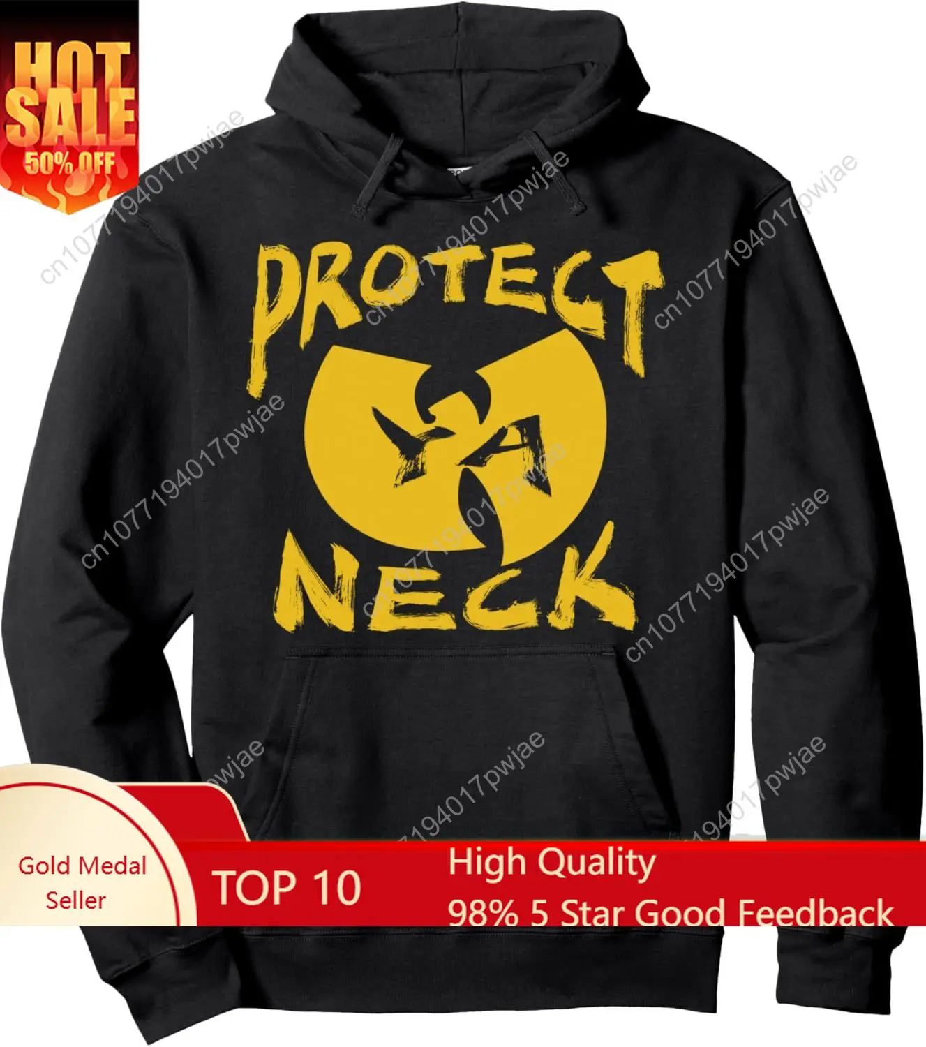 Proteja seu pescoço pulôver com capuz