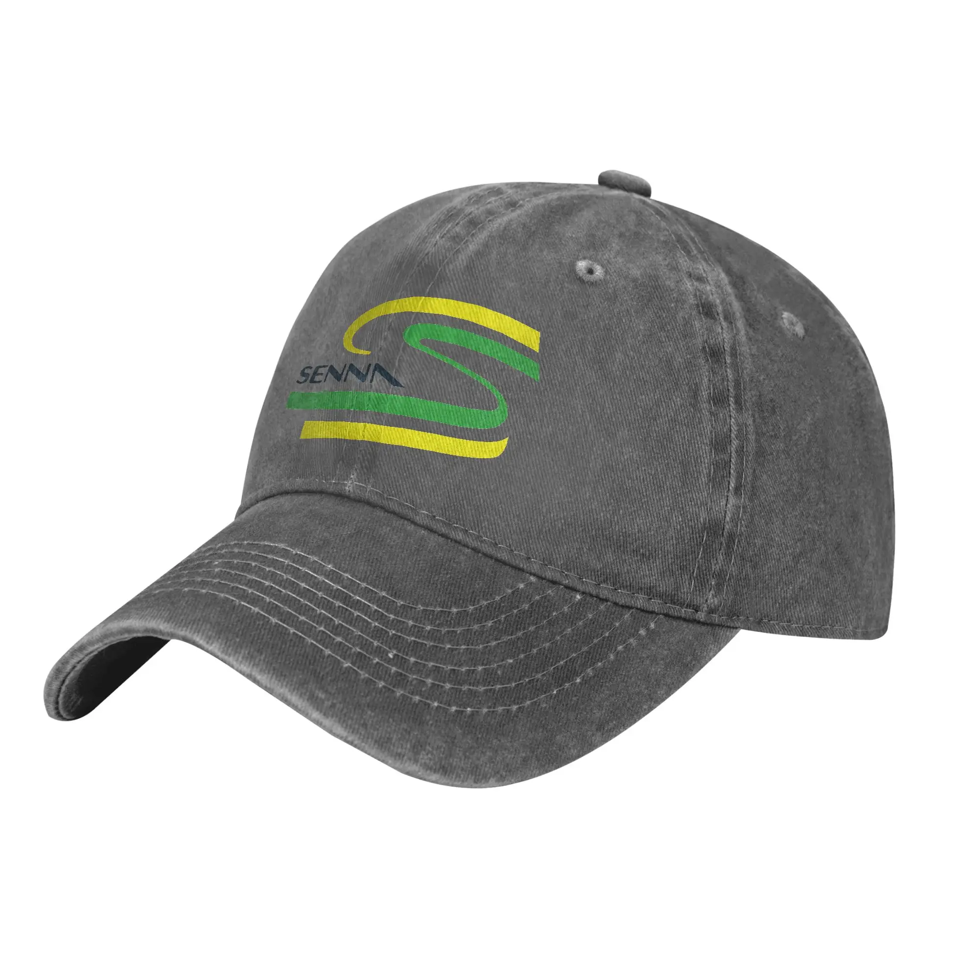 ayrton-senna-racing-car-bones-de-beisebol-casual-angustiado-lavado-snapback-chapeu-unissex-treinos-ao-ar-livre-ajuste-ajustavel-bones-chapeu