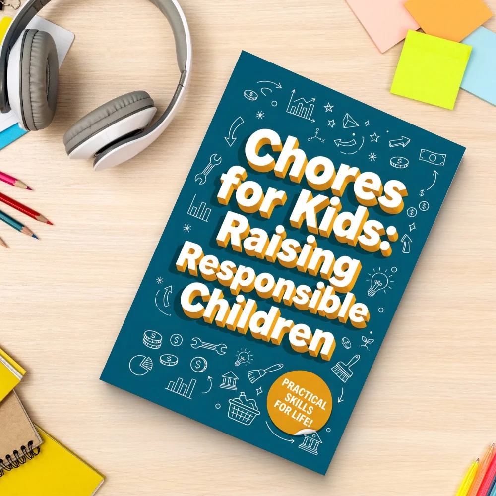 Chores for Kids Book, Practical Life Skills Guide for Raising Responsible Children, Covers Age-Appropriate Household Tasks