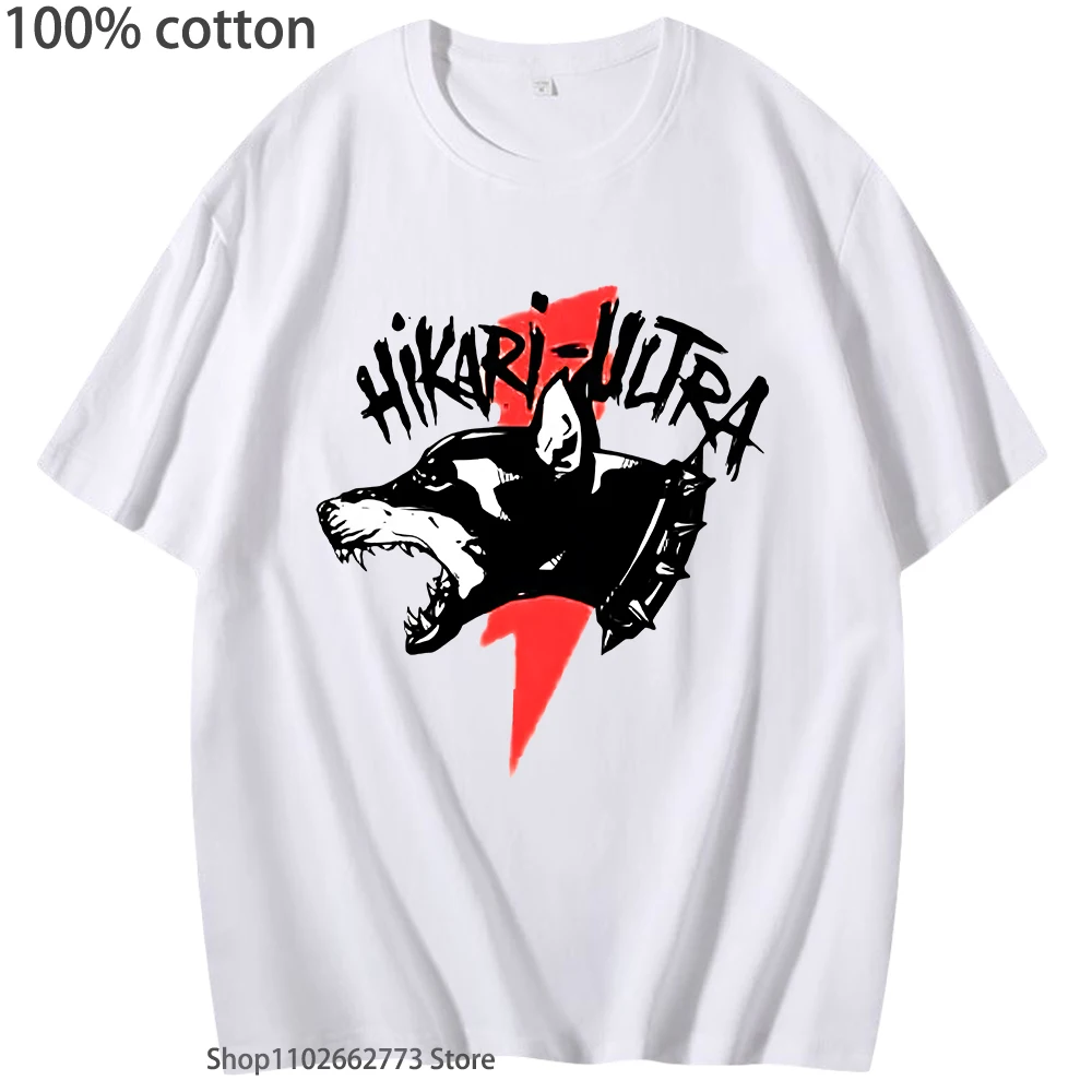 City Morgue Clothes T-shirts Zillakami Sosmula Hikari Ultra Lightning Bolt Tees Men Cartoon Funny Tshirt 100% Cotton Summer Tops