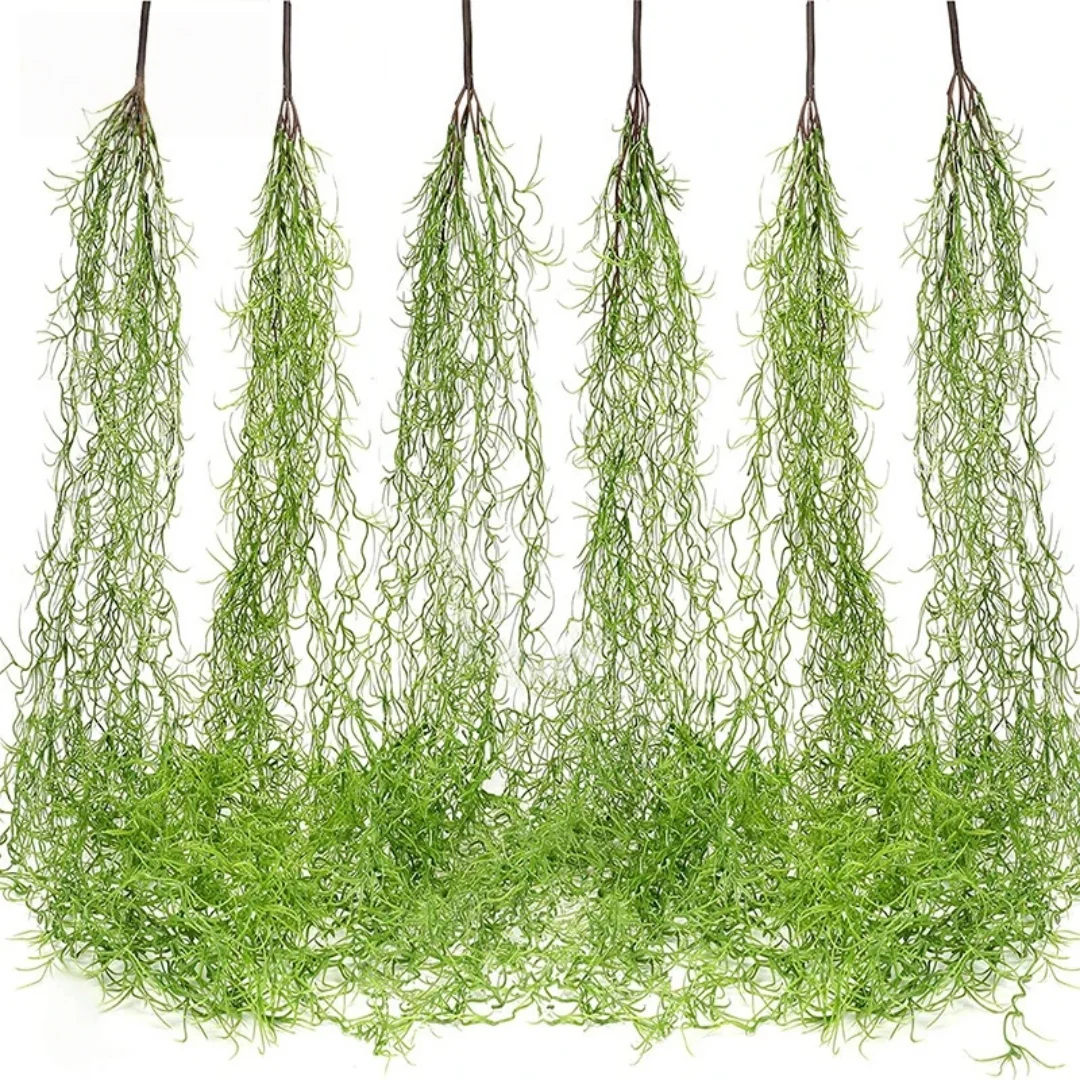 Terrarium Moss Art - 85cm Groene Kunstplant Mos Ivy Varen