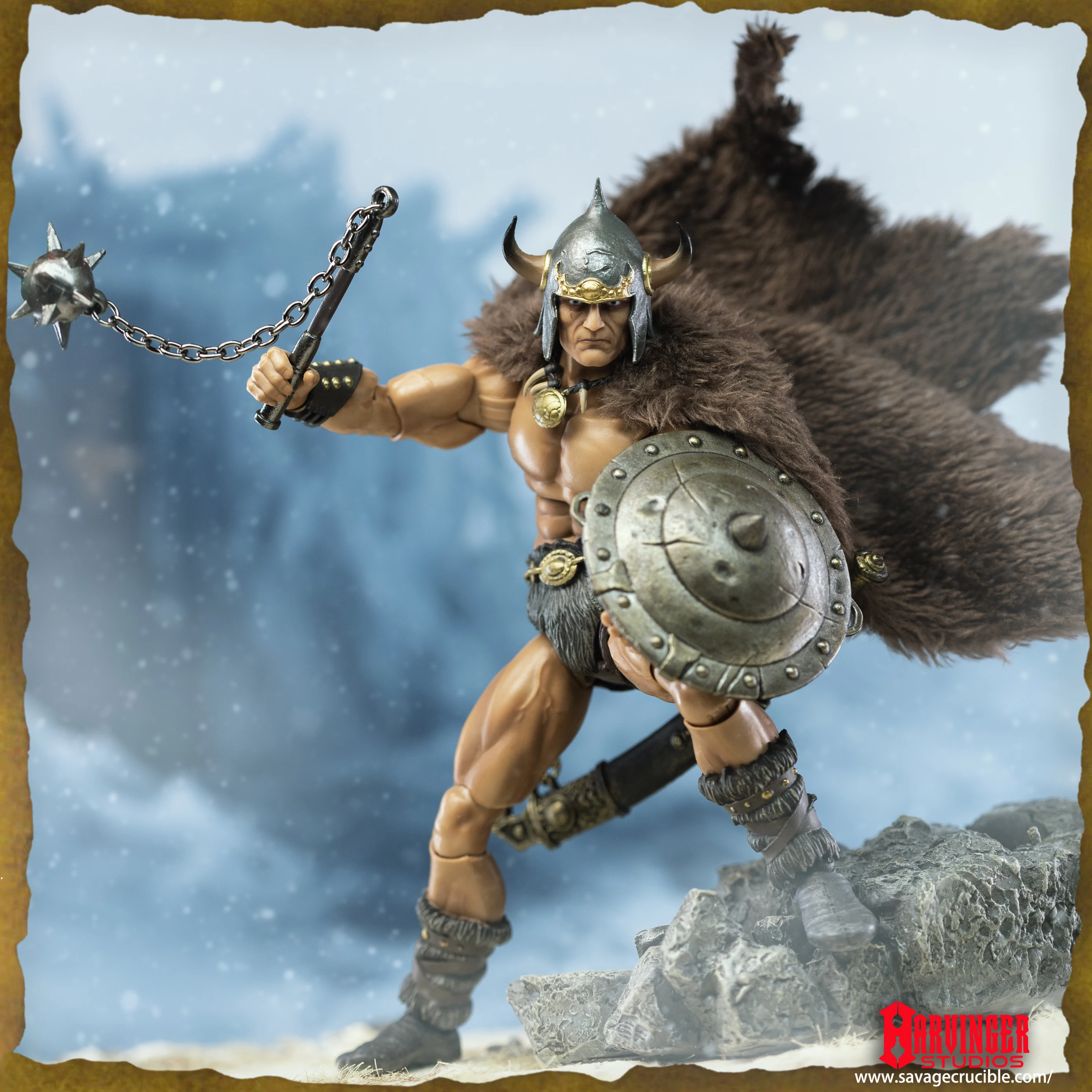 Na Stanie Hs Studio 1/12 Skala Męski Żołnierz Barbarzyńca Seria Savage Furnace 2 Fale Pełny Zestaw Model 6 Calowa Figurka Akcji Prezenty