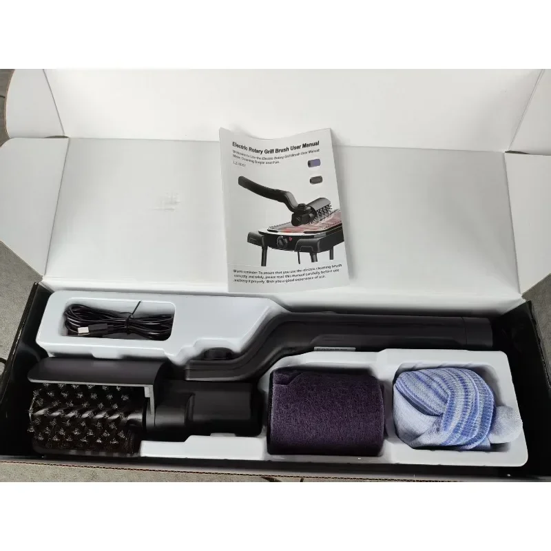 Electric Grill Brush for Cleaning Heavy - oil Stains on Grill Grates