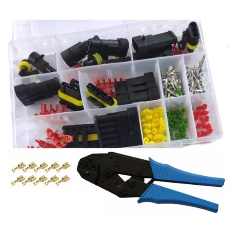 

AT13 Connector Plug Waterproof Connector 1-6 Pin Super Car Motorcycle Super Seal Waterproof With Pliers