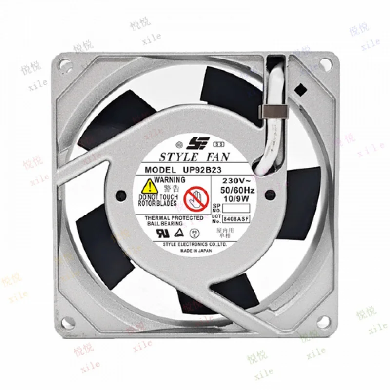 

L L ДЛЯ СТИЛЬНОГО ВЕНТИЛЯТОРА UP92B23 230 В 10/9 Вт Охлаждающий Вентилятор