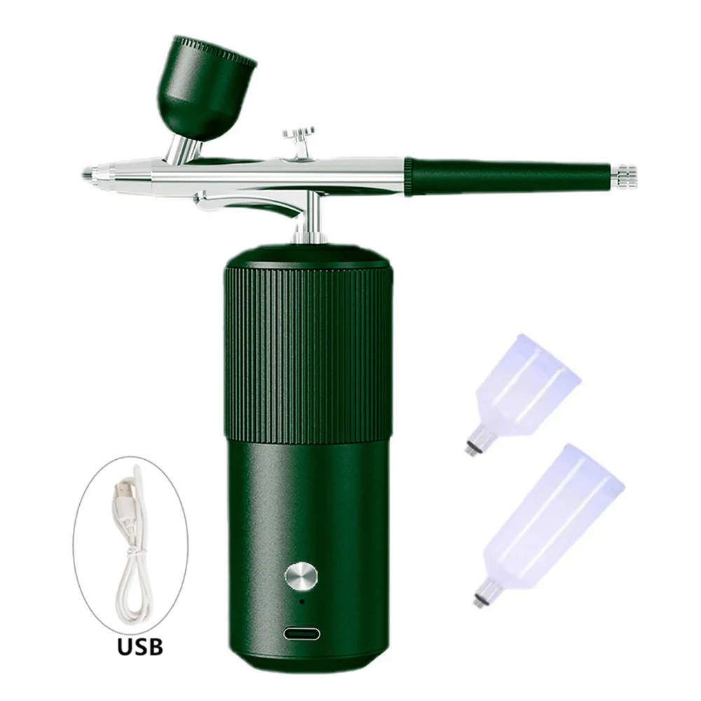 Airbrush Makeup Mini Airbrush Kit Hair Dye USB Multi-Function Spray Barber Airbrush Machine Cake Pastry Painting Spray Spray