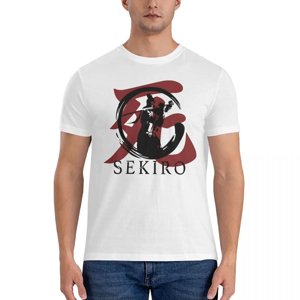 

Shadows Die Streamer Gaming Gamer Tshirt Man Women Geek Ideas Sekiro Funny Cotton Tee Shirt Crew Neck Short Sleeve T Shirt