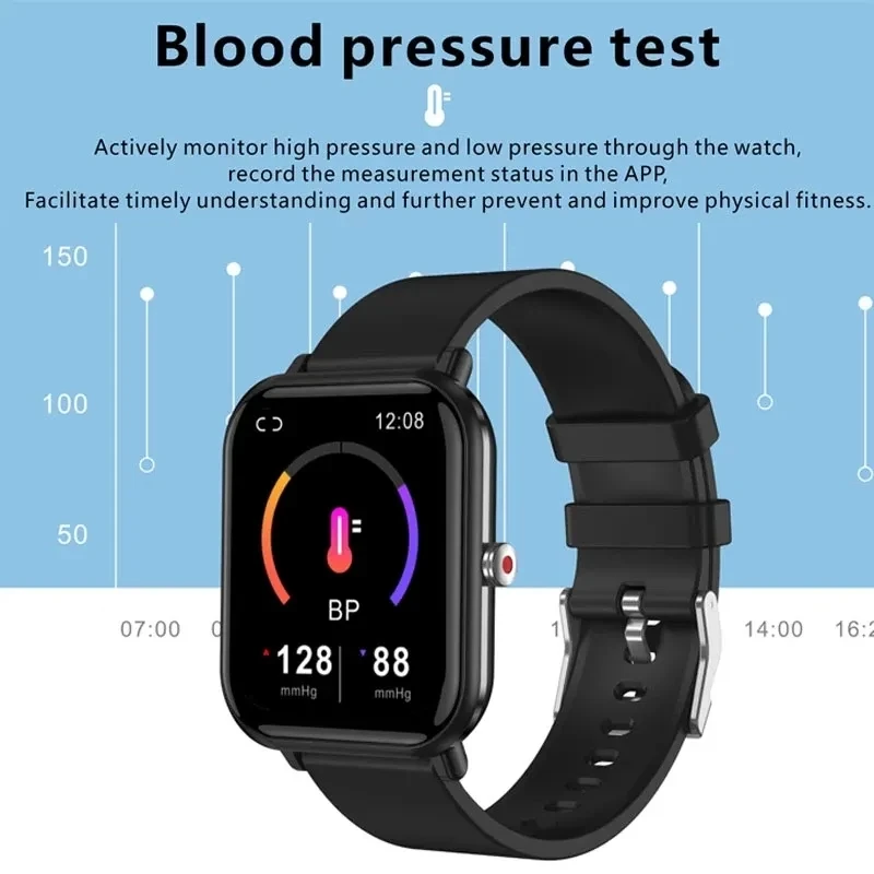 2024 New Q9 Pro Smart Watch Body Temperature Monitor Music Control Sports Waterproof Smart Watch for Men Women Smartwatch Q9pro