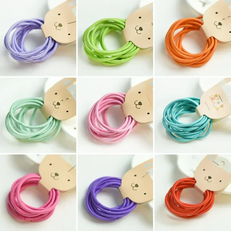

20pcs 3.5cm Fashion hair accessories elastic bands Candy Color girl kids headbands ropes head wear