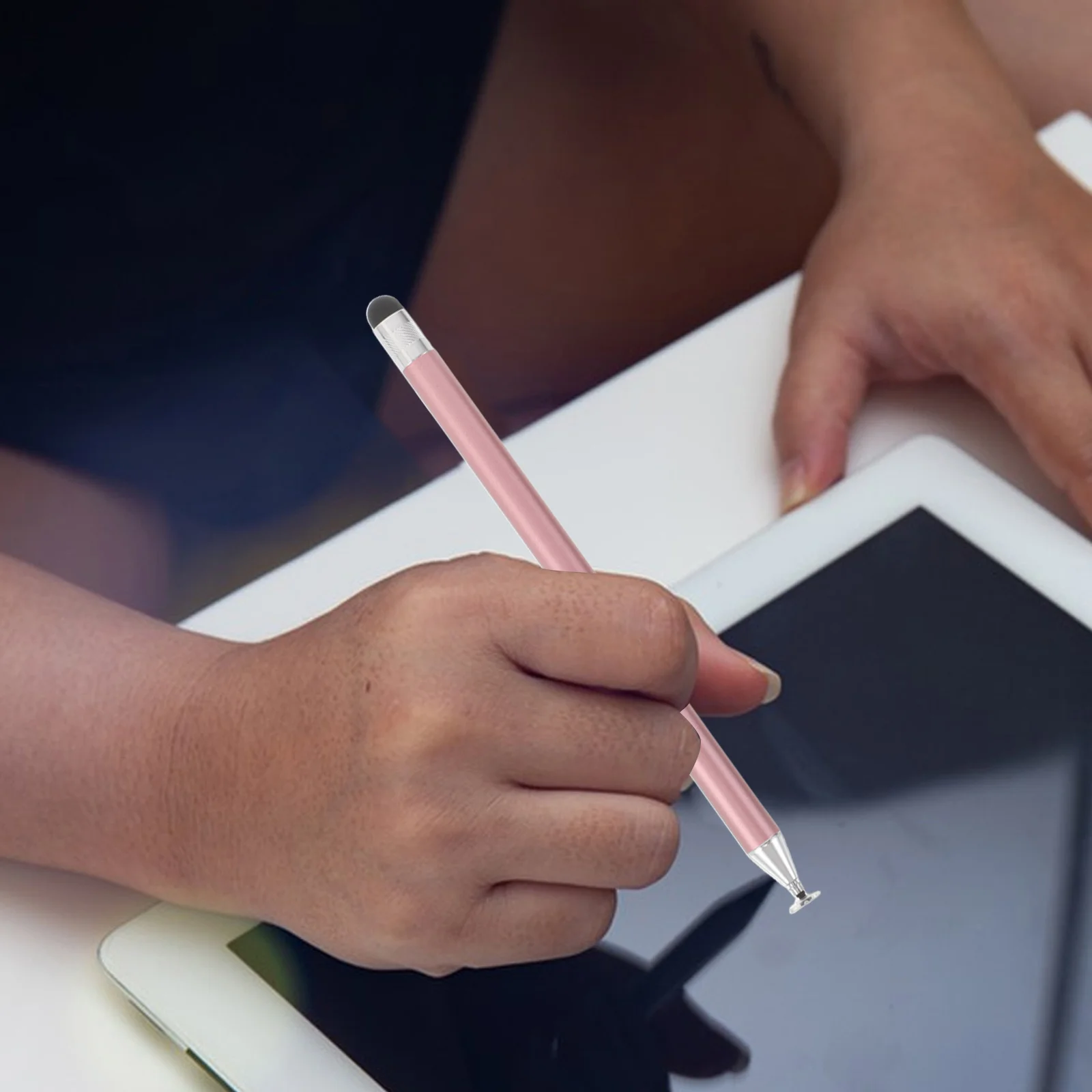 5 قطع قلم شاشة لشاشات اللمس ذات طرف مزدوج وقبضة مريحة مثالية للاستخدام الشخصي الاحترافي بألوان متعددة أسود وأبيض وأزرق #2