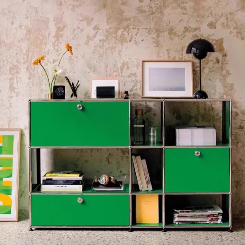 Aesthetic Compact Lazy Cabinets Service Show Replica Customizable Bookshelf Nordic Designer Reception Gabinete Salon Furniture