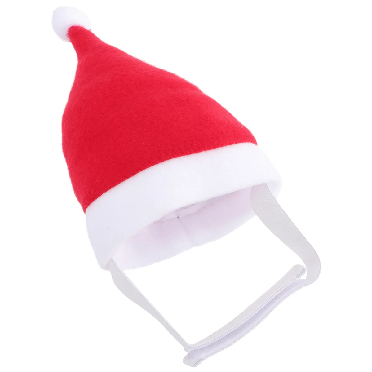 

1Pcs Pet Christmas Hat Adjustable Soft Fabric for Dogs Cats Xmas Party Decorations Neck Girth 22-25cm Pet Christmas Hat