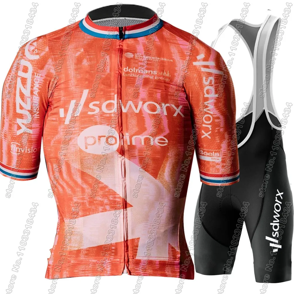 Sd Worx Cycling Jersey 2024 Women Set Bicycle netherlands Clothing Kit Road Bike Shirts Suit Bicycle Bib Shorts MTB Ropa Maillot