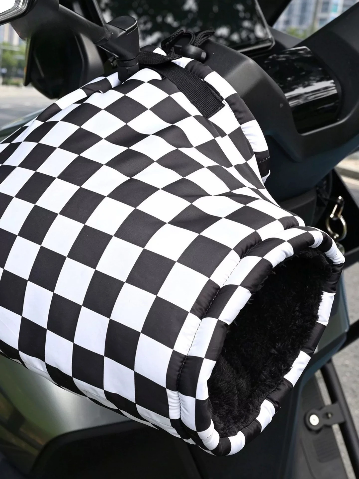 For VMoto GCX Motorcycle Handlebar Muffs Winter Windproof Waterproof Warm Handle Gloves for Scooter Riding Hand Guards 5