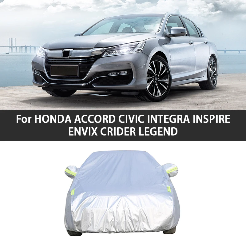 Car Cover Waterproof Dustproof UV Protective Exterior Snow Protection Covers For HONDA ACCORD CIVIC INTEGRA ENVIX CRIDER LEGEND