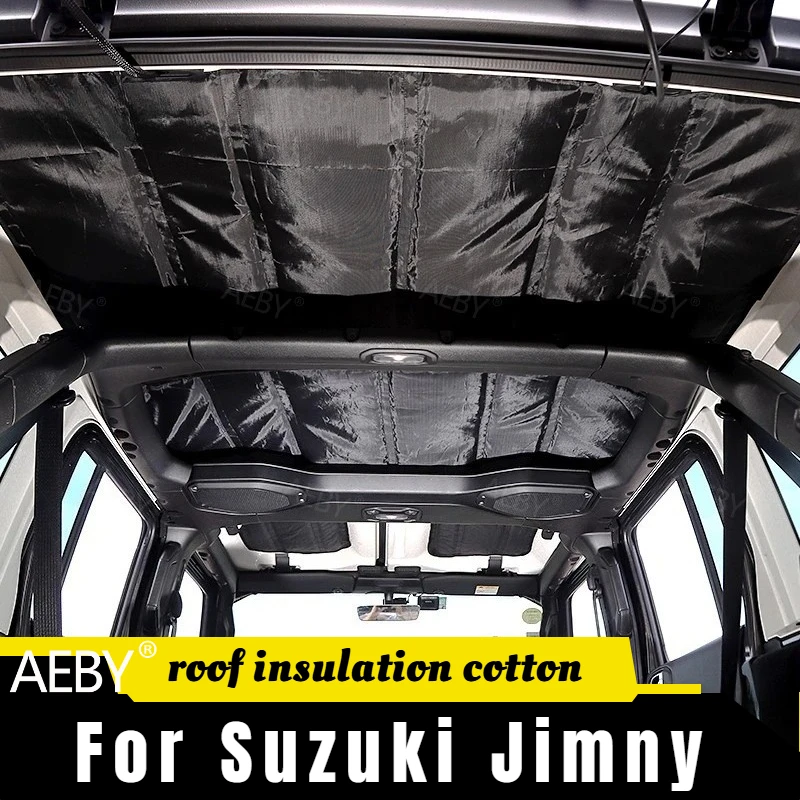 For Jeep Wrangler 2018-2023 hardtop headliner kit,Car roof insulation cotton,roof lining roof insulation,Noise reduction