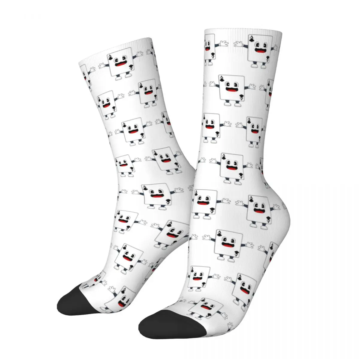 Poker Poker Cards Unisex Winter Socks Running Happy Socks Street Style Crazy Sock