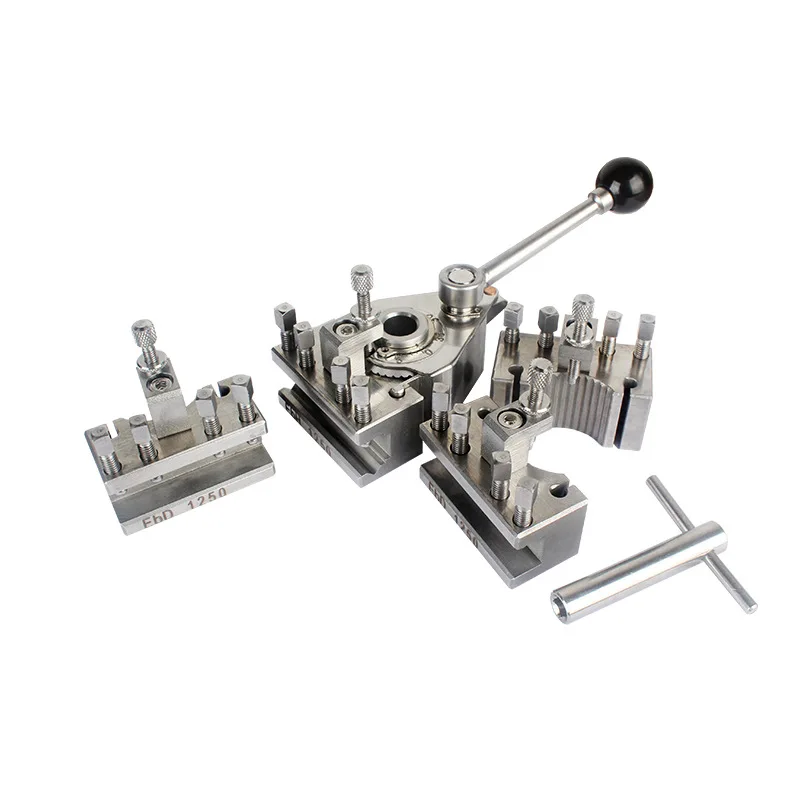 

Machine Tool Lathe Accessories S/N: 01012 Stainless Steel Quick Change Tool Holder Assembly Tool Clamp Wrench