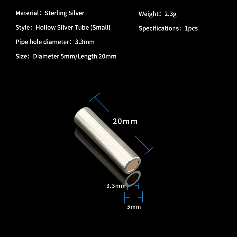 Xangsane 5*20mm/6*25mm  HiFi pure silver fuse silver pillar replacement amplifier fuse HiFi power strip filter fuse tube