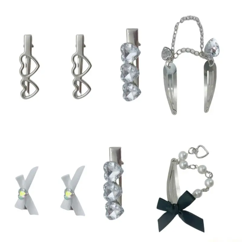 31BF Bangs Clip Elegant Lovely Styles Hairpin Stylish Hair Clip Trendy Hairpin for Everyday Use and Photo Shoots