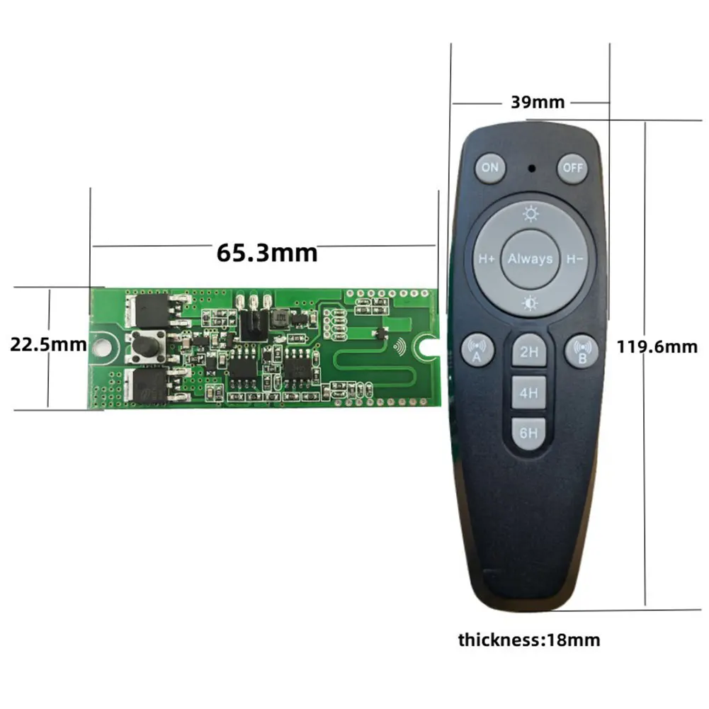 3.2V 3.7V Remote Control Solar Street Light Driver Board Radar Human Body Induction Solar Street Light Control Panel