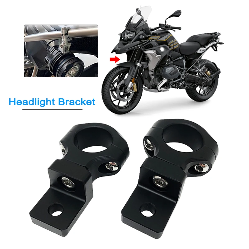 R1250GS R1200GS LED Lights Bracket Auxiliary Lights Fog Lights Brackets Fit For BMW R1200 GS R 1250GS ADV Adventure 2004-2022 