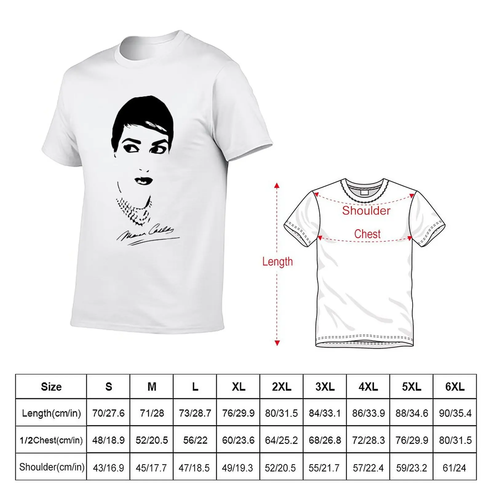New Maria Callas Pearls T-Shirt sports fan t-shirts summer clothes quick drying shirt mens t shirts casual stylish