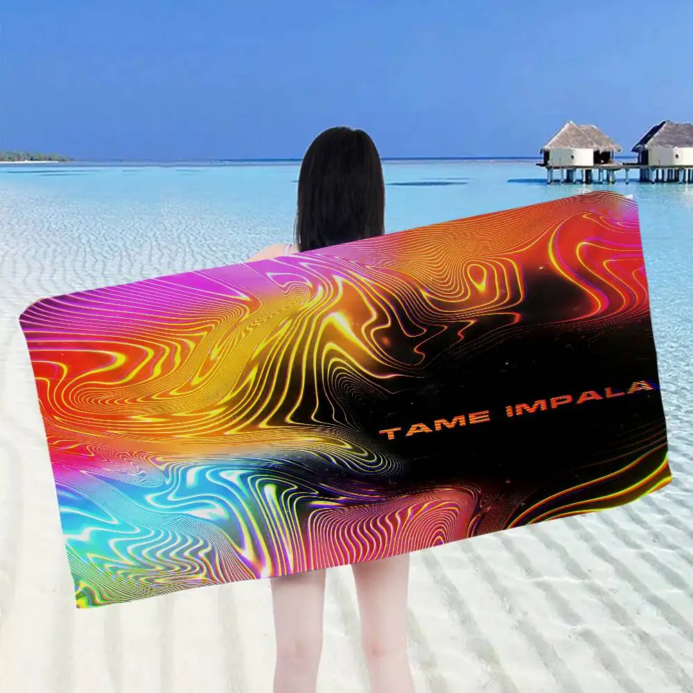 Band T-Tame I-ImpalaS Microfiber Beach Towel Absorbent Quick dry Soft Yoga Swimming Resort Mountain Climbing Towel