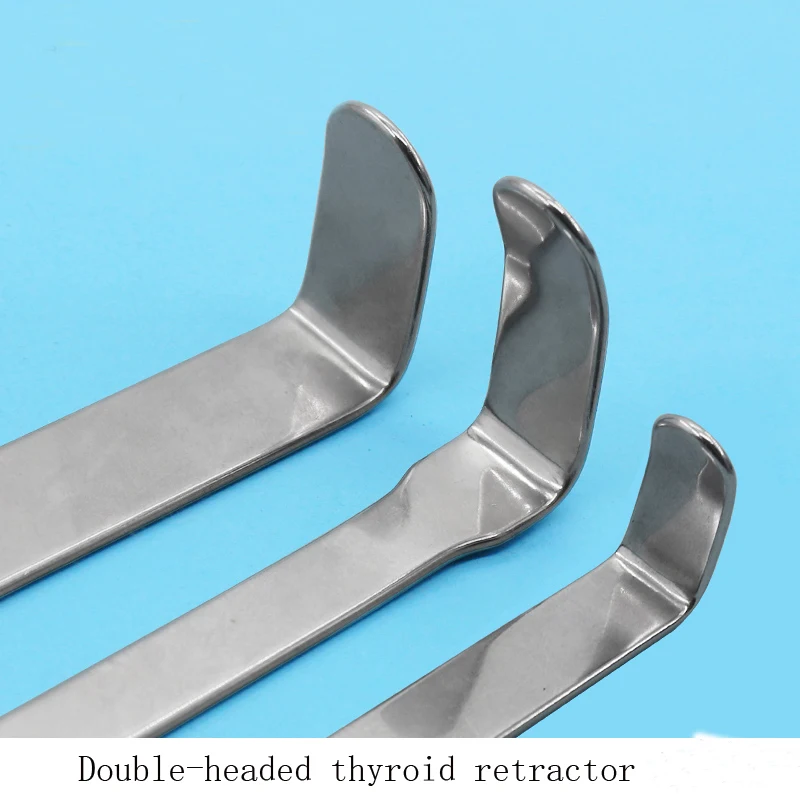 Stainless Steel Thyroid Double-Head Tissue Retractor for Cosmetic and Plastic Surgery, Oral and Dental Instruments and Tools