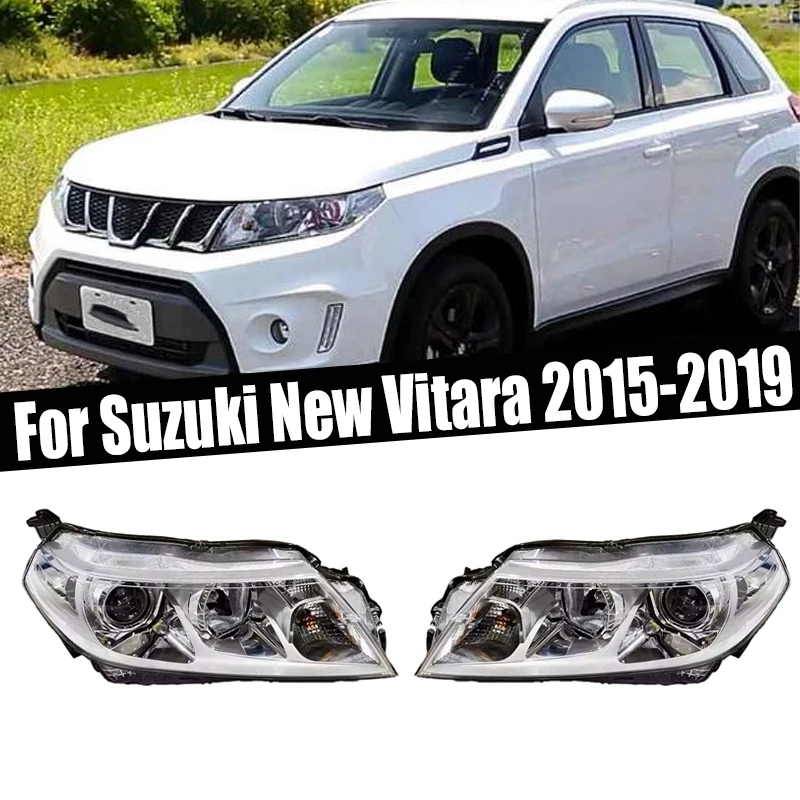 

Для Suzuki New Vitara 2015-2019 фара дневные ходовые огни низкая конфигурация головная фара автомобиля передний бампер фара