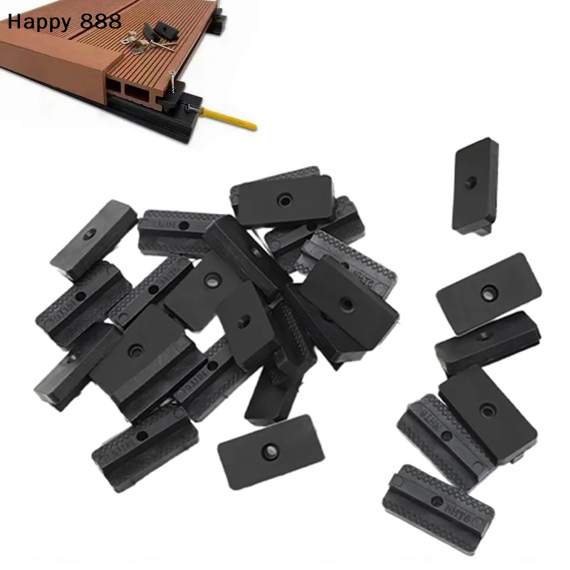 100-Pack Dovetail Composite Deck Clips For Easy Outdoor Floor Installation