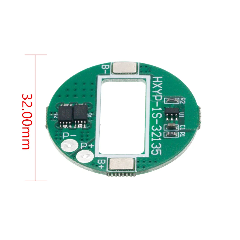 1S 5A 3.65V LiFePO4 Battery Charge Protection Board 18650 32650 Battery Packs LiFePO4 PCB With Temperature Protection