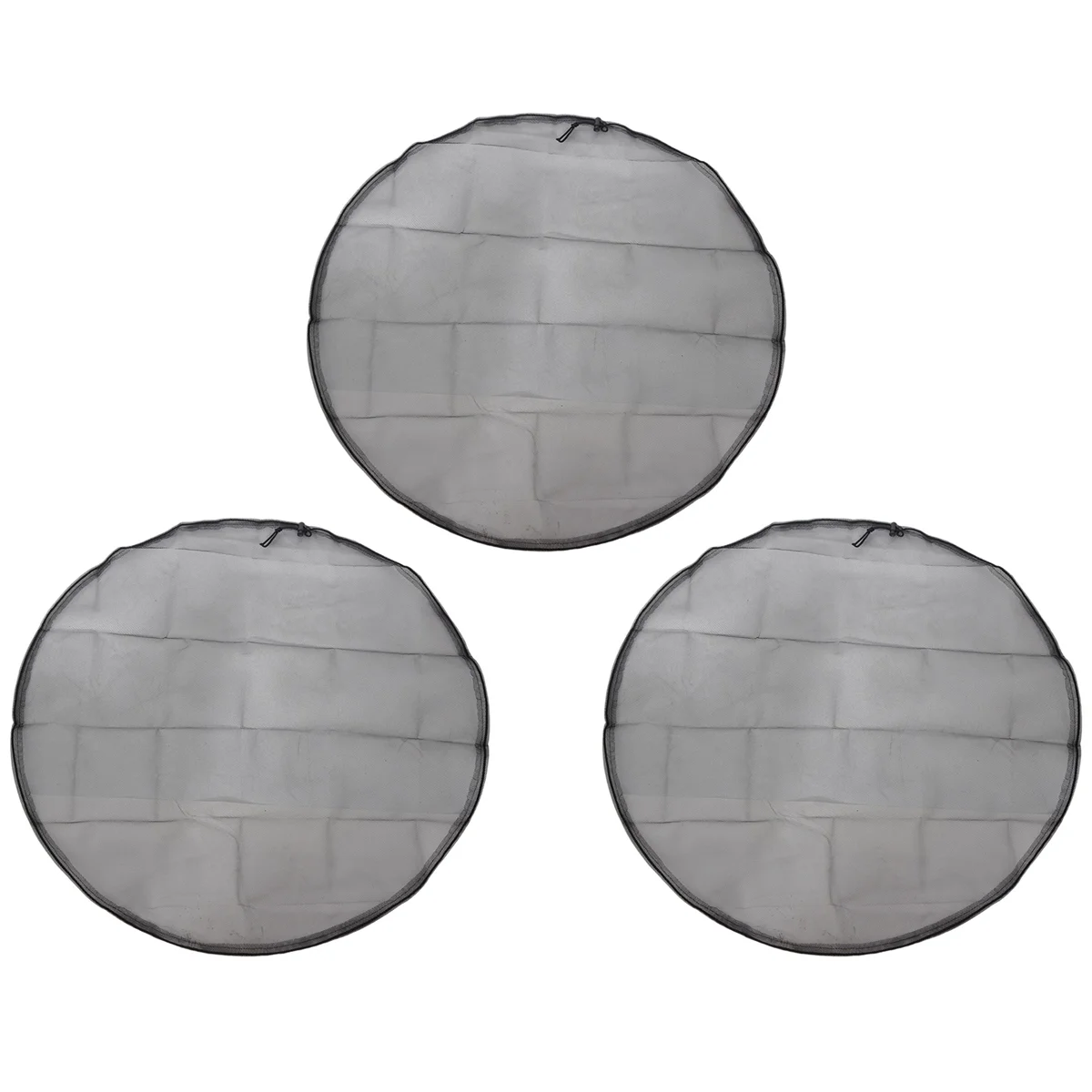 3 Pieces Mesh Cover for Rain Barrel, Water Collection Buckets Cover Tank Harvesting Tool Protector Rain Barrel Netting