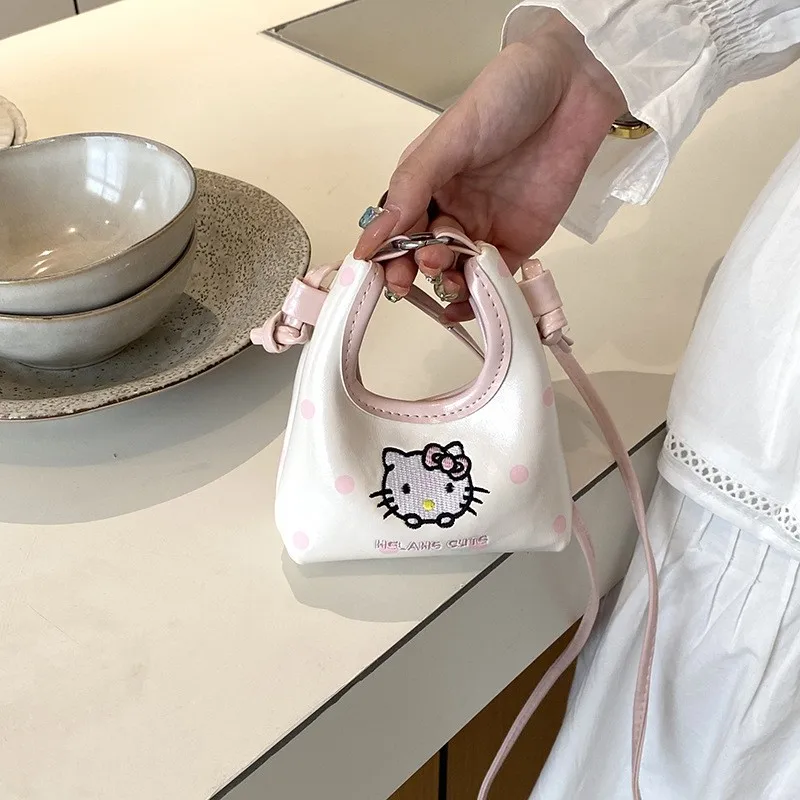 Cartoon Embroidery PU Phone Bag