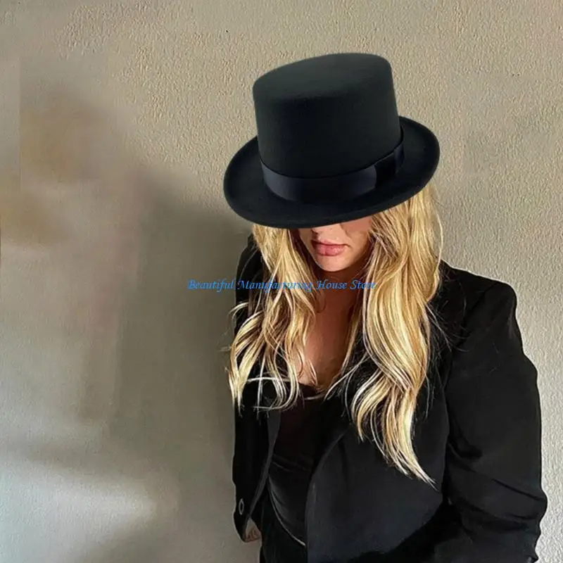 

E56A Teens/Adult Prom Formal Derby Hat Funny Dress Up Rave Party Hat Magician Hat