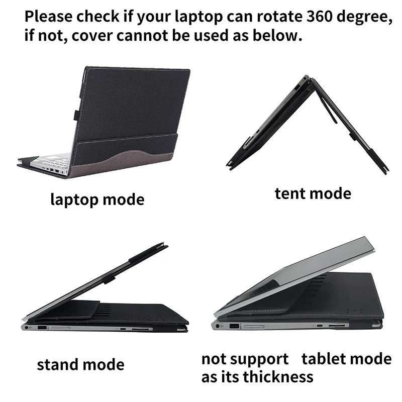 Imagem -04 - Destacável do Portátil do Plutônio para hp Probook Luva Protetora Bolsa da Tampa do Caderno Presente X360 435 g7 g8 g9 G10 13.3 Case