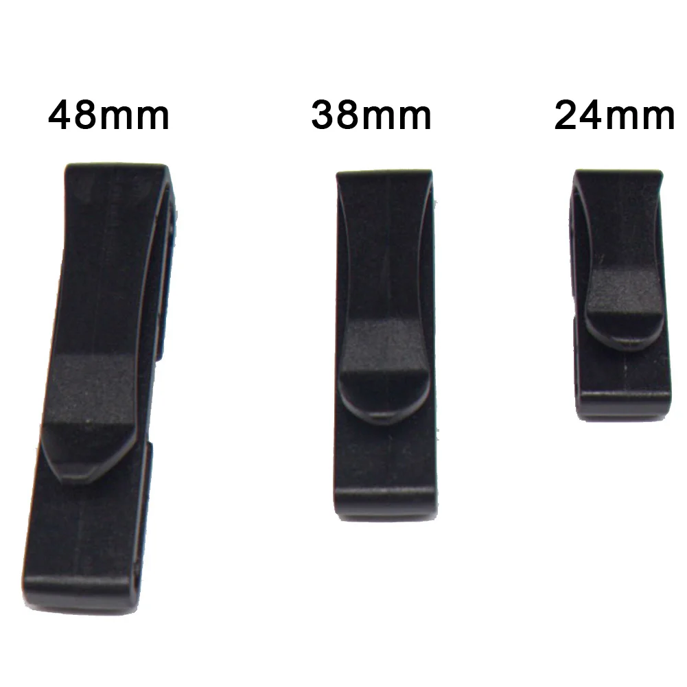 2pcs 24/38/48mm Molle Attach Webbing Buckle Strap Belt End Clip Clasp Adjust Backpack Bag Plastic Straps Outdoor Tools