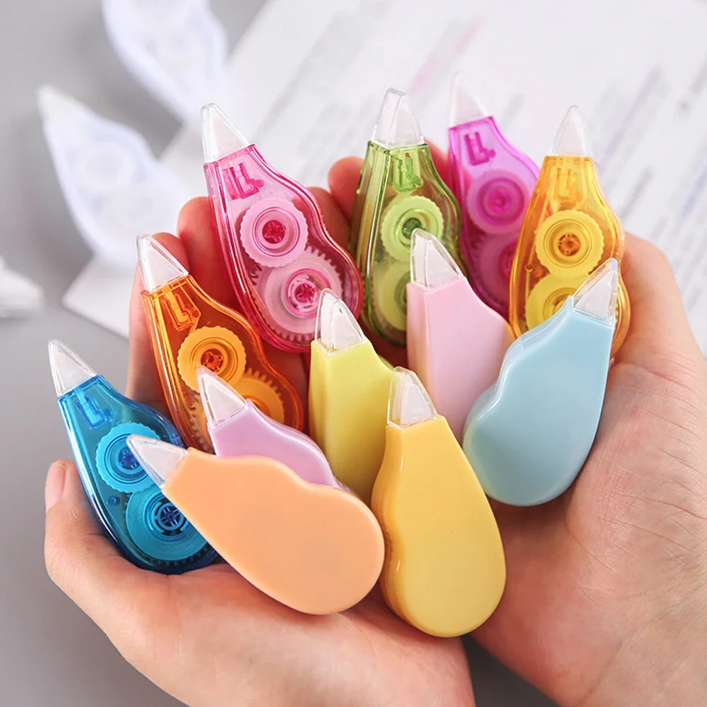 Mini White Correction Tape Multi-style Large Capacity Student Kawaii Error Correction Erasers Student School Stationery Supplies