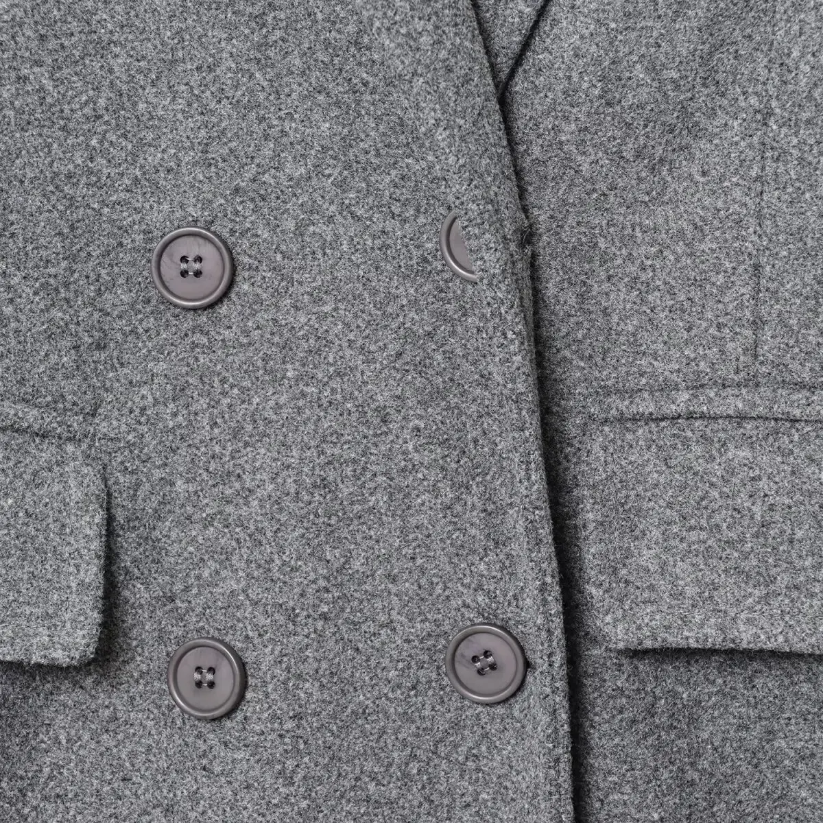 KASLEAD Cappotto sciolto in fibra mista Faionable Nuovo Street Sle da donna Lunghezza midi Chiusura a bottone singolo Colore poliestere