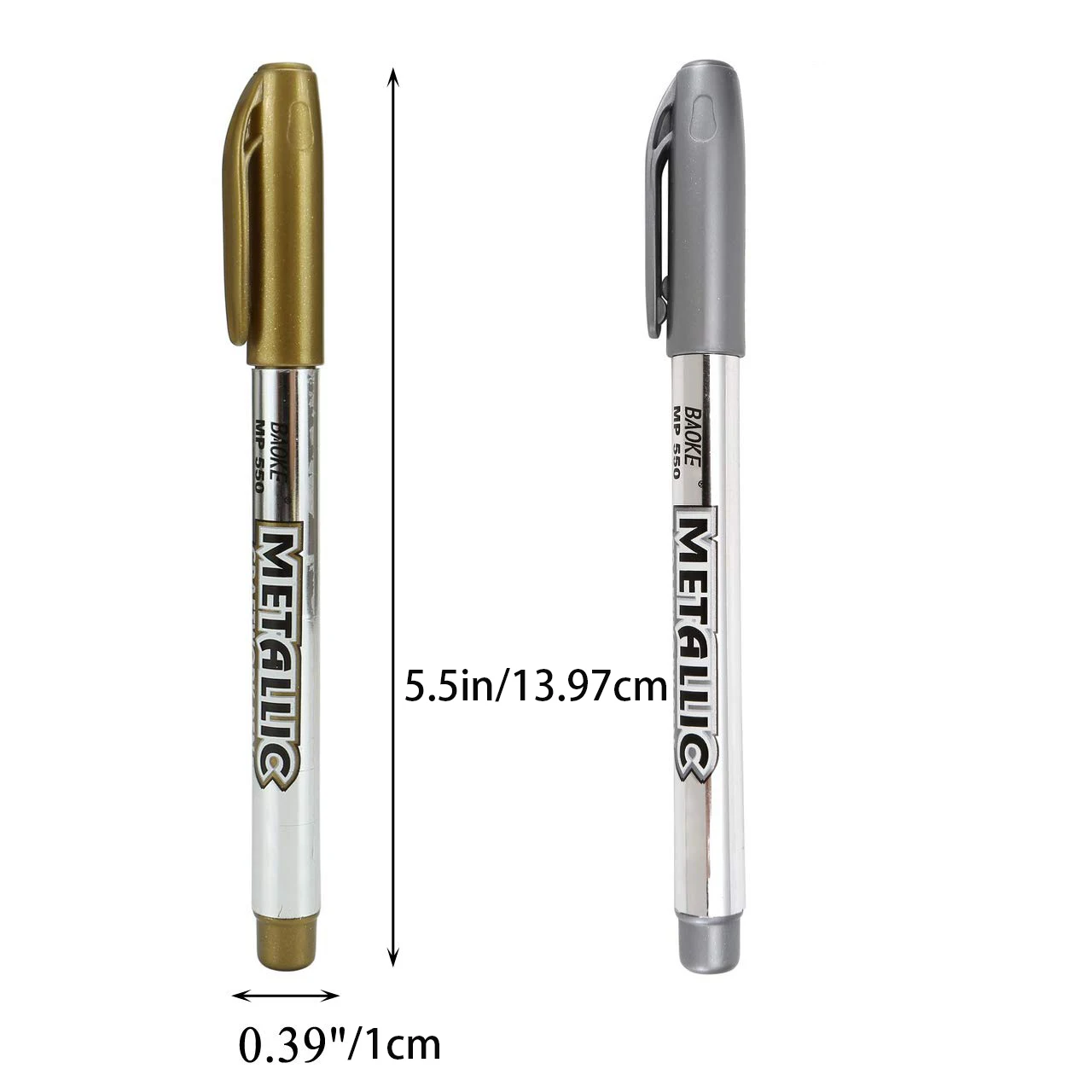 Metallisches Wachssiegel-Stift-Set, 2 Metallic-Gold + 2 Metallic-Silber-Wachssiegel-Stifte, Wachssiegel-Stift zum Dekorieren, Versiegeln, Hochzeitseinladung