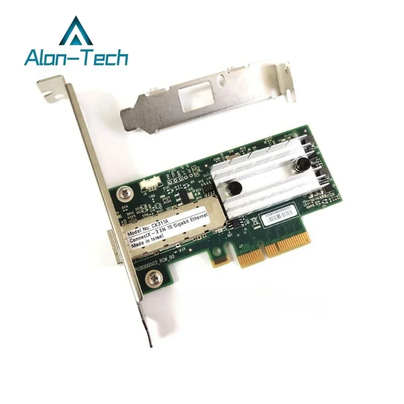 M-ellanox-Placa de rede Ethernet, MCX311A-XCAT, 10GB, PCIe 3.0x4, 10GB, SFP +, CX311A