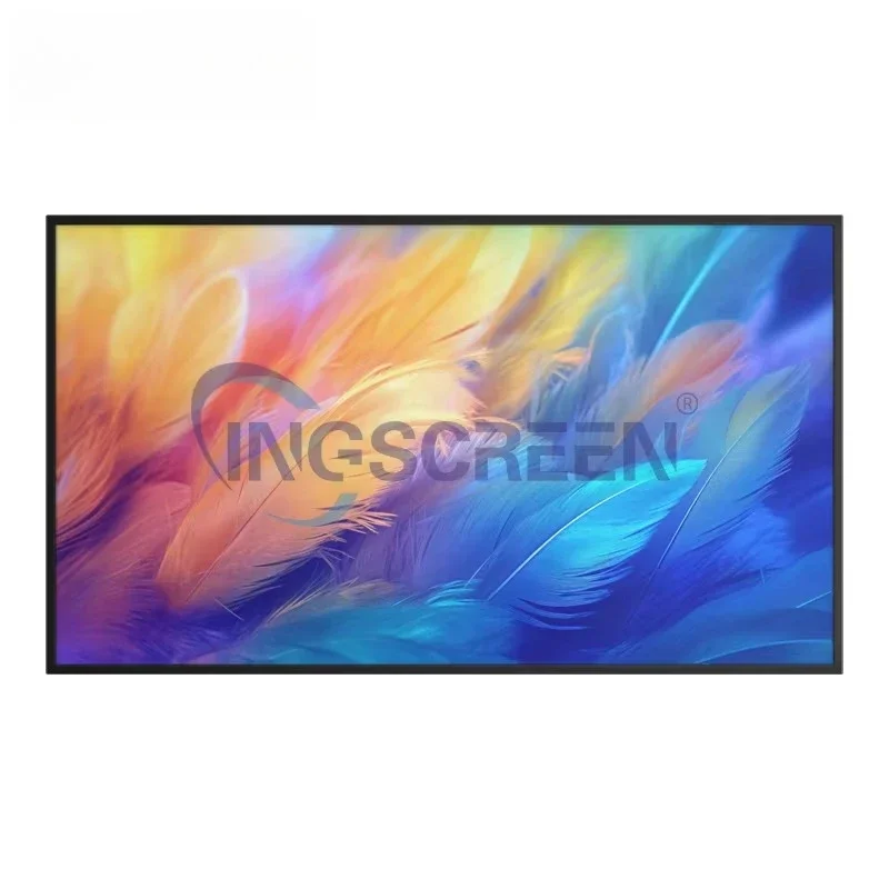 Ultra-Thin 43-inch 55-inch Digital Signage Wall-Mounted LCD Advertising Screen Zero-Gap Installation Suitable for Retail