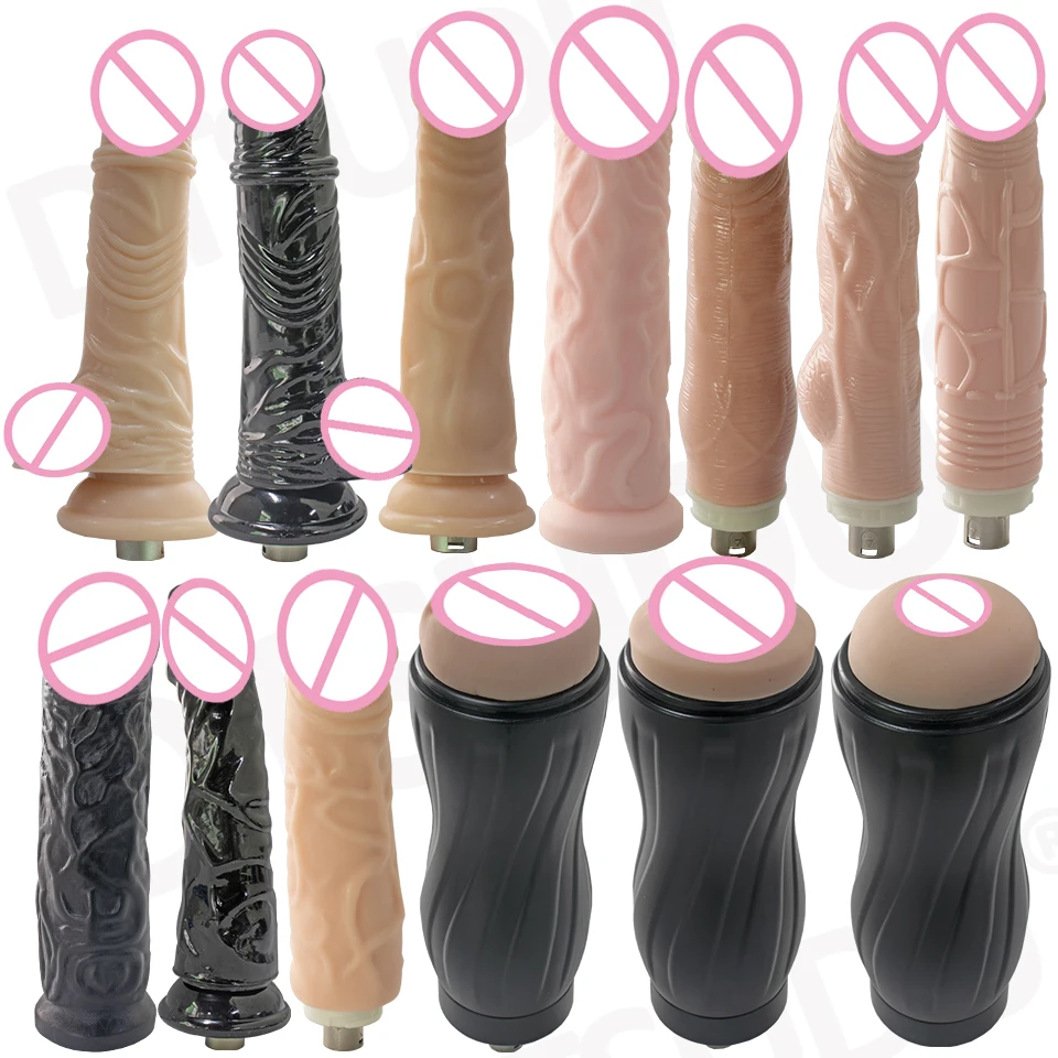 FREDORCH Adds Dildo Male Female Sex Toys with 3XLR Connector Sex Machine Accessories for Vaginal Anal Sex Accessories