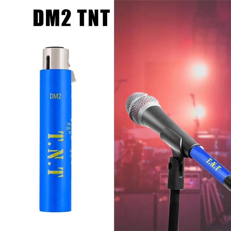 Replacement For DM2 Dynamite Active In-Line Mic Preamp+30DB Gain Strong Anti-Interference For DM2 T.N.T Mic Preamp-A25R