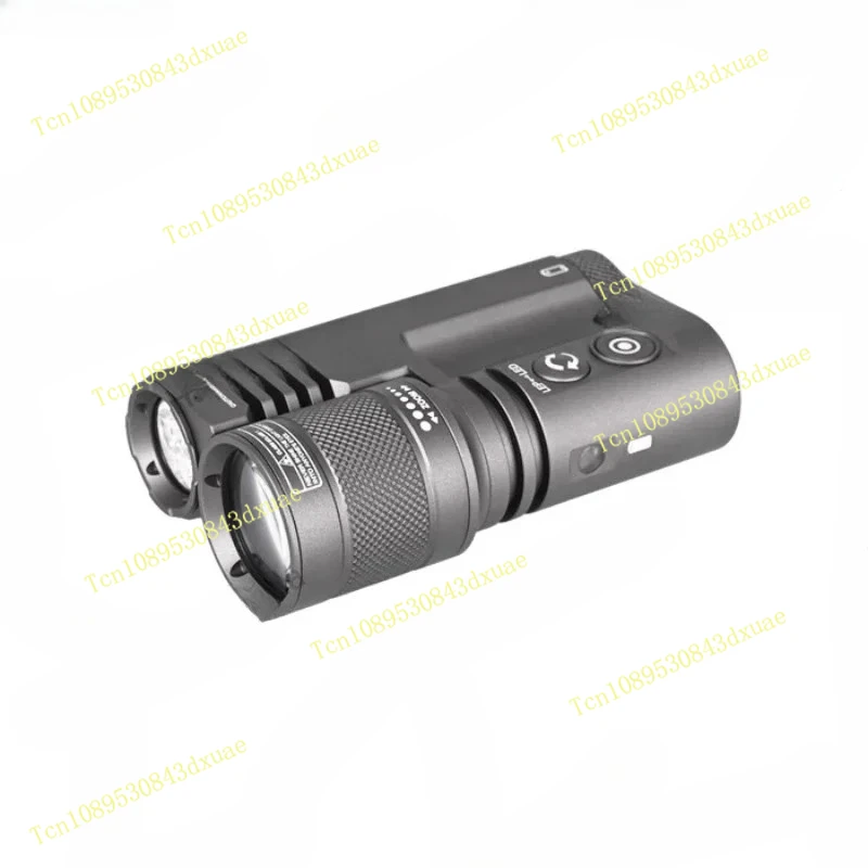 M1 dual light source floodlight plus long-range rotary zoom flashlight 21700 battery 3500 lumens